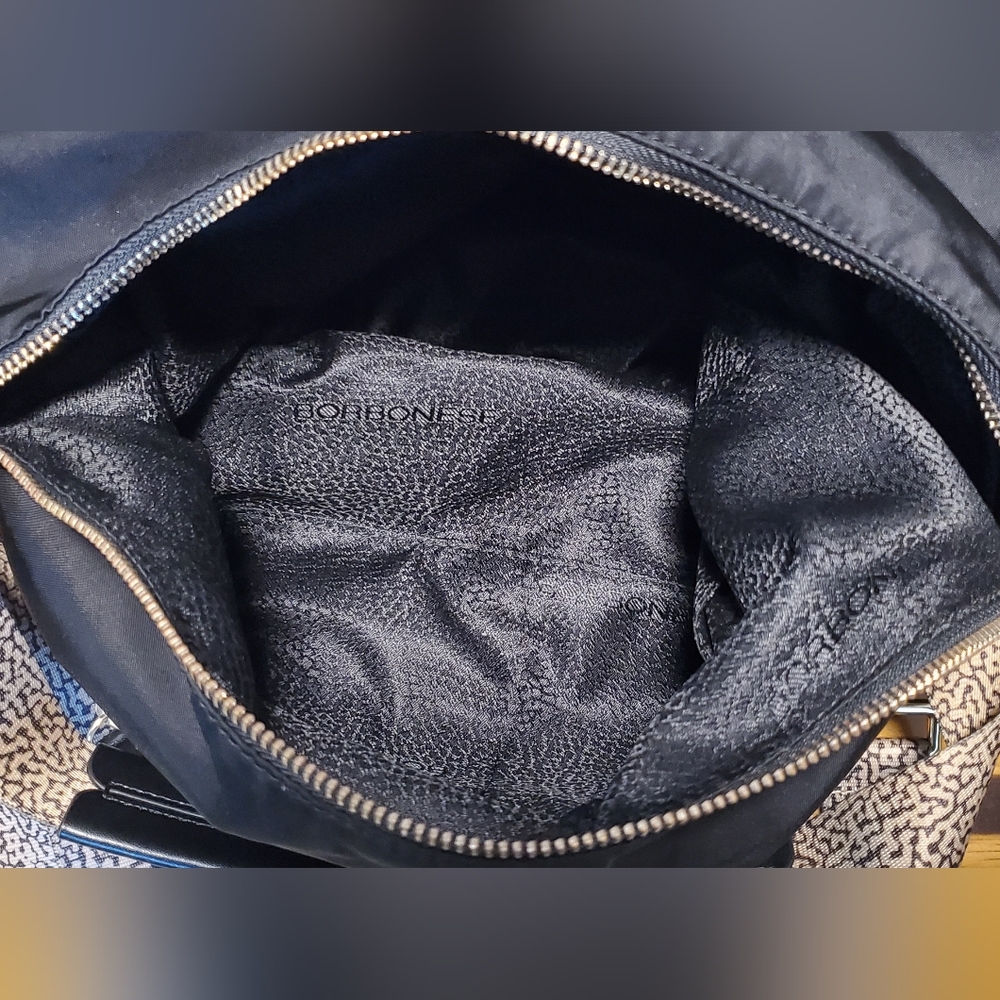 Borbonese Black Crossbody Purse - Picture 9 of 11